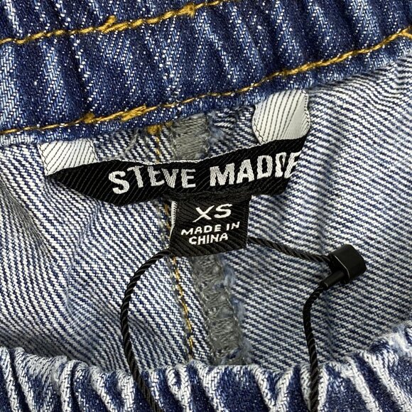 Steve Madden Women's Denim Pant Blue Size XS Gilda Stretch Waist Straight Leg - Picture 4 of 9